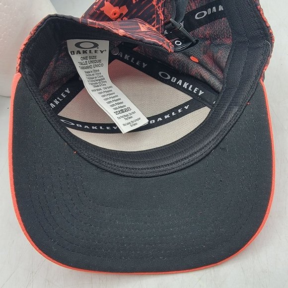 Oakley Shade Me Adjustable Hat Orange Athletic Adjustable Lightweight Casual - Picture 10 of 11